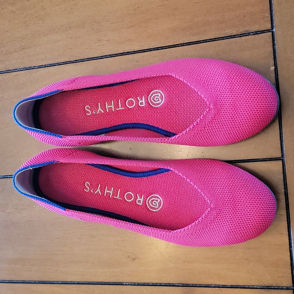 Rothys Pink Flats 5.5